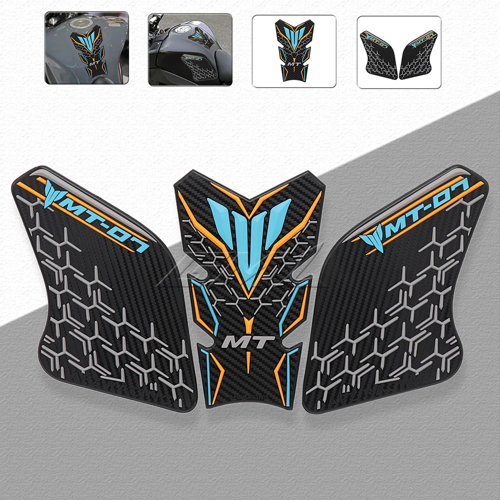 For Yamaha MT-07 MT07 MT 07 MT-09 MT09 2020-2022 Motorcycle Fuel Tank Pad Protector sticker Knee Grip Side Decal Kit Decoration
For Yamaha MT-07 MT07 MT 07 MT-09 MT09 2020-2022 Motorcycle Fuel Tank Pad Protector sticker Knee Grip Side Decal Kit Decoration