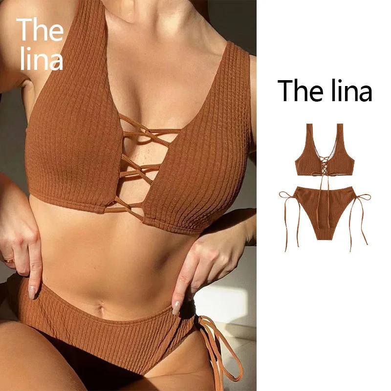 2024 Summer New European and American Beach Split Swimsuit Women's Solid Color High Waist Sexy Bikini Swimsuit
2024 Summer New European and American Beach Split Swimsuit Women's Solid Color High Waist Sexy Bikini Swimsuit