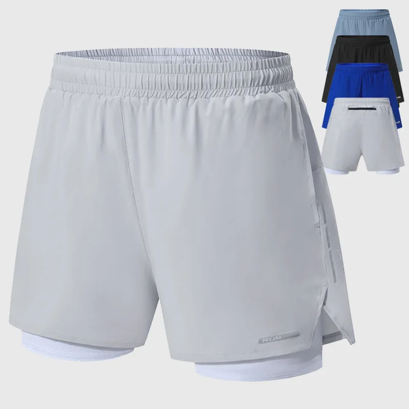 Men's Running Casual Shorts, Fake Two-piece Training Pants, Quick-drying Fitness Pants
Men's Running Casual Shorts, Fake Two-piece Training Pants, Quick-drying Fitness Pants