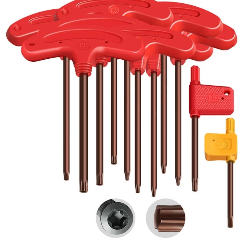 

Маленькая отвертка Torx с Т-образной ручкой, гаечные ключи, ключ для ручных дрелей, ручной инструмент, ключ для механического