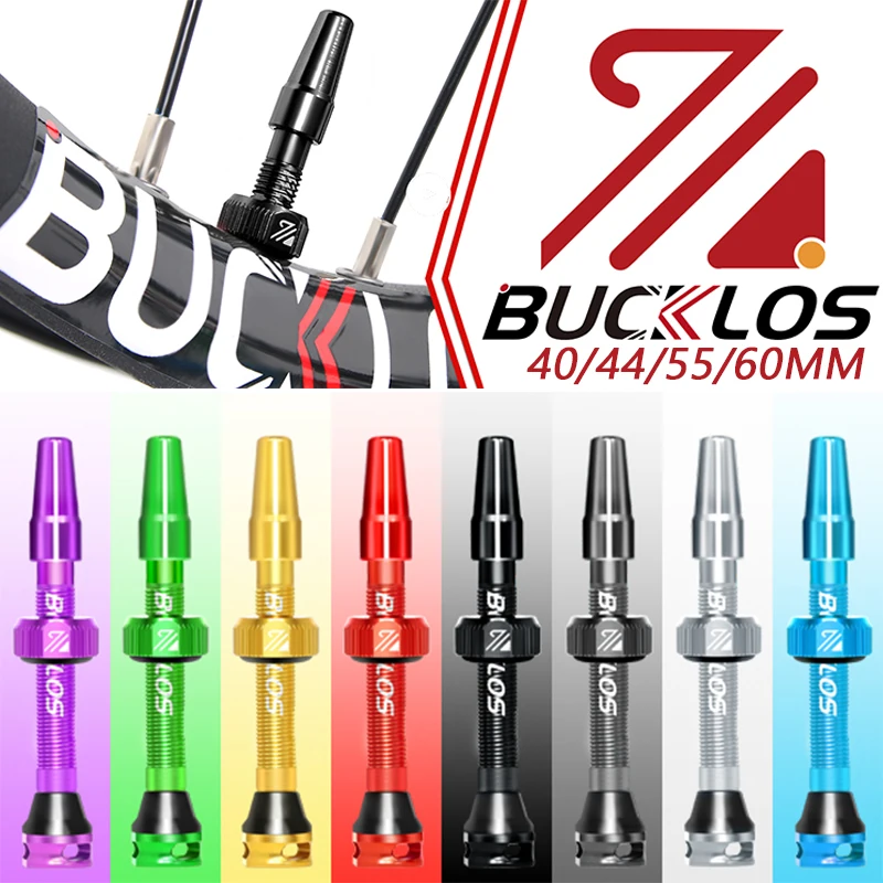 BUCKLOS Bicycle Tubeless Valve 40MM 44MM 55MM 60MM Road Bike Tubeless Tire Valve Gravel Bicycle Presta Valves CNC F/V Valves
BUCKLOS Bicycle Tubeless Valve 40MM 44MM 55MM 60MM Road Bike Tubeless Tire Valve Gravel Bicycle Presta Valves CNC F/V Valves