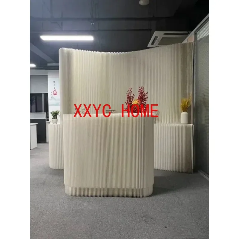 Folding paper front desk welcome reception desk cash register clothing store simple counter shopping mall exhibition mobile bar
Folding paper front desk welcome reception desk cash register clothing store simple counter shopping mall exhibition mobile bar