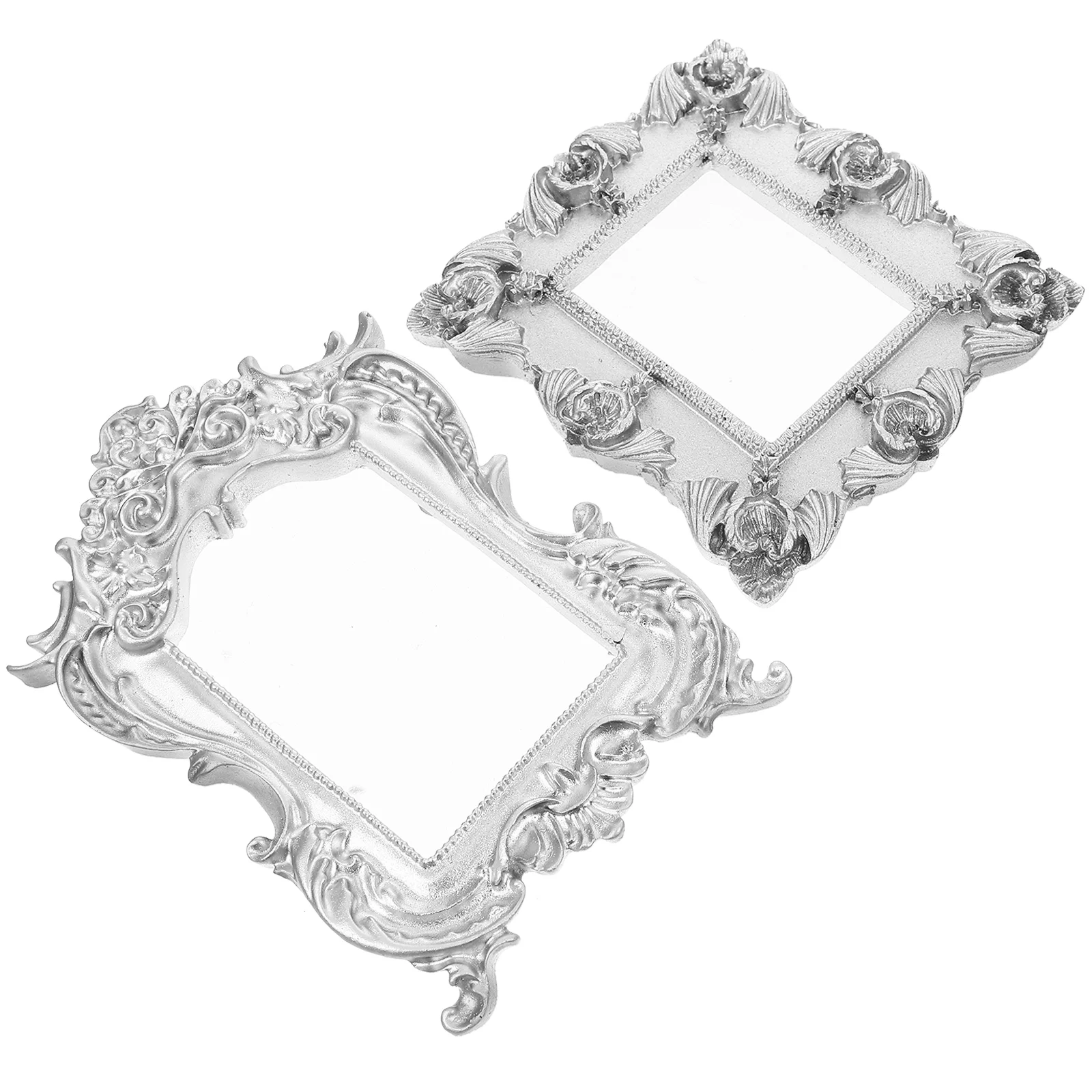 2 Pcs Decorate Mini Photo Frame Props Vintage Table Top Resin Bulk Frames for Display
2 Pcs Decorate Mini Photo Frame Props Vintage Table Top Resin Bulk Frames for Display