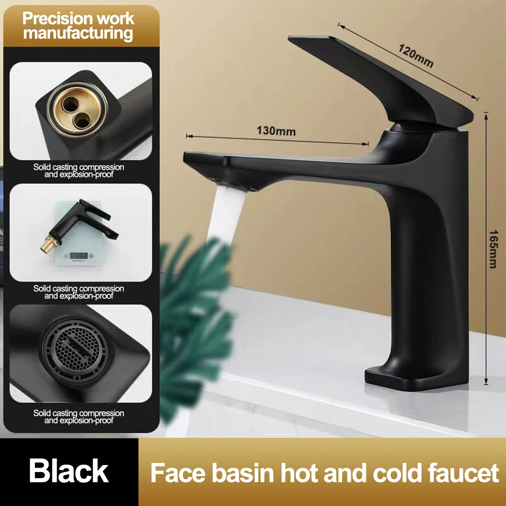 

Newly Launched Bathroom Basin Faucet Household Under-counter Basin Hot And Cold Mixing Faucet Washbasin Splash-proof Faucet