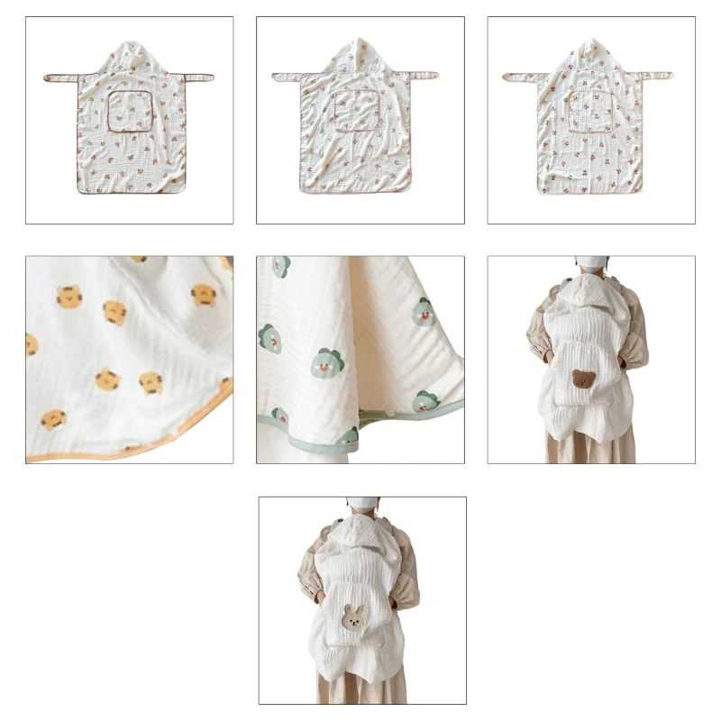 N80C Toddler Hooded Bath Towel Infant Carrier-Cover Summer Blanket Infant Shower Gift
N80C Toddler Hooded Bath Towel Infant Carrier-Cover Summer Blanket Infant Shower Gift