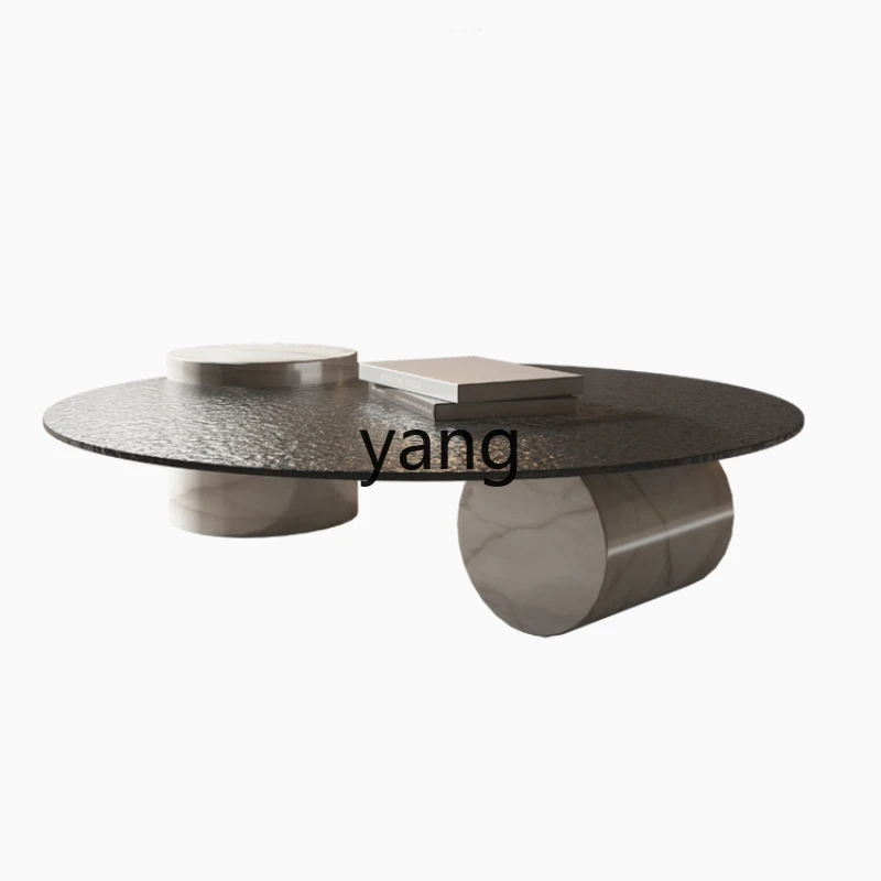 CX Minimalist Small Apartment Living Room round Tea Table Marble Water Ripple Tea Table
CX Minimalist Small Apartment Living Room round Tea Table Marble Water Ripple Tea Table