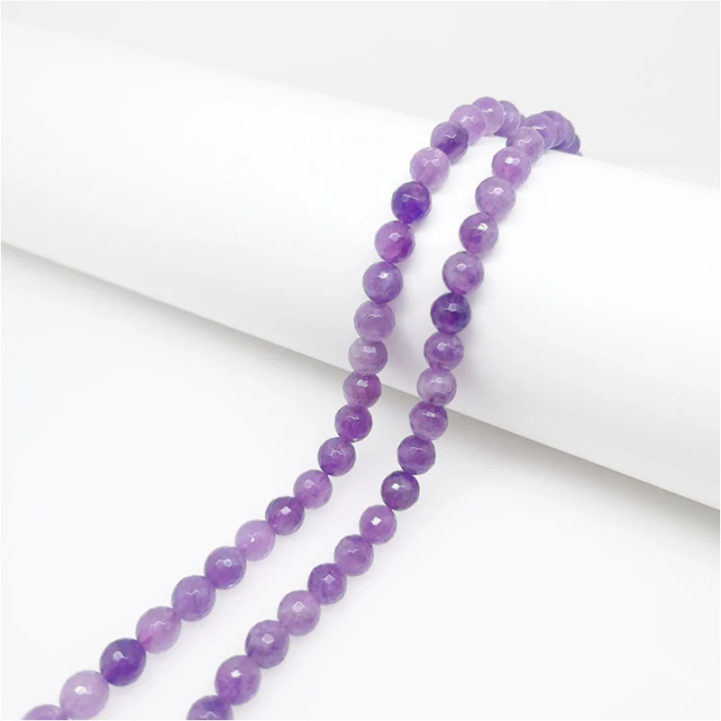 8mm10mm Natural Gem Round Cut Purple Jade Quartz Natural Stone Beads Bracelet Jewelry Making DIY Wealth Healthy Purify Gift Luck
8mm10mm Natural Gem Round Cut Purple Jade Quartz Natural Stone Beads Bracelet Jewelry Making DIY Wealth Healthy Purify Gift Luck