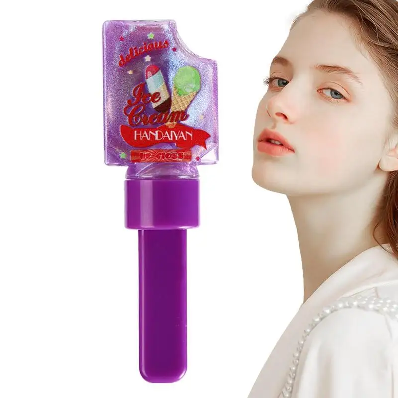 

Lip Gloss Moisturizing MIrror Watery Jelly Lasting Liquid Lipstick Cosmetics Beauty Makeup Charming Nude Color