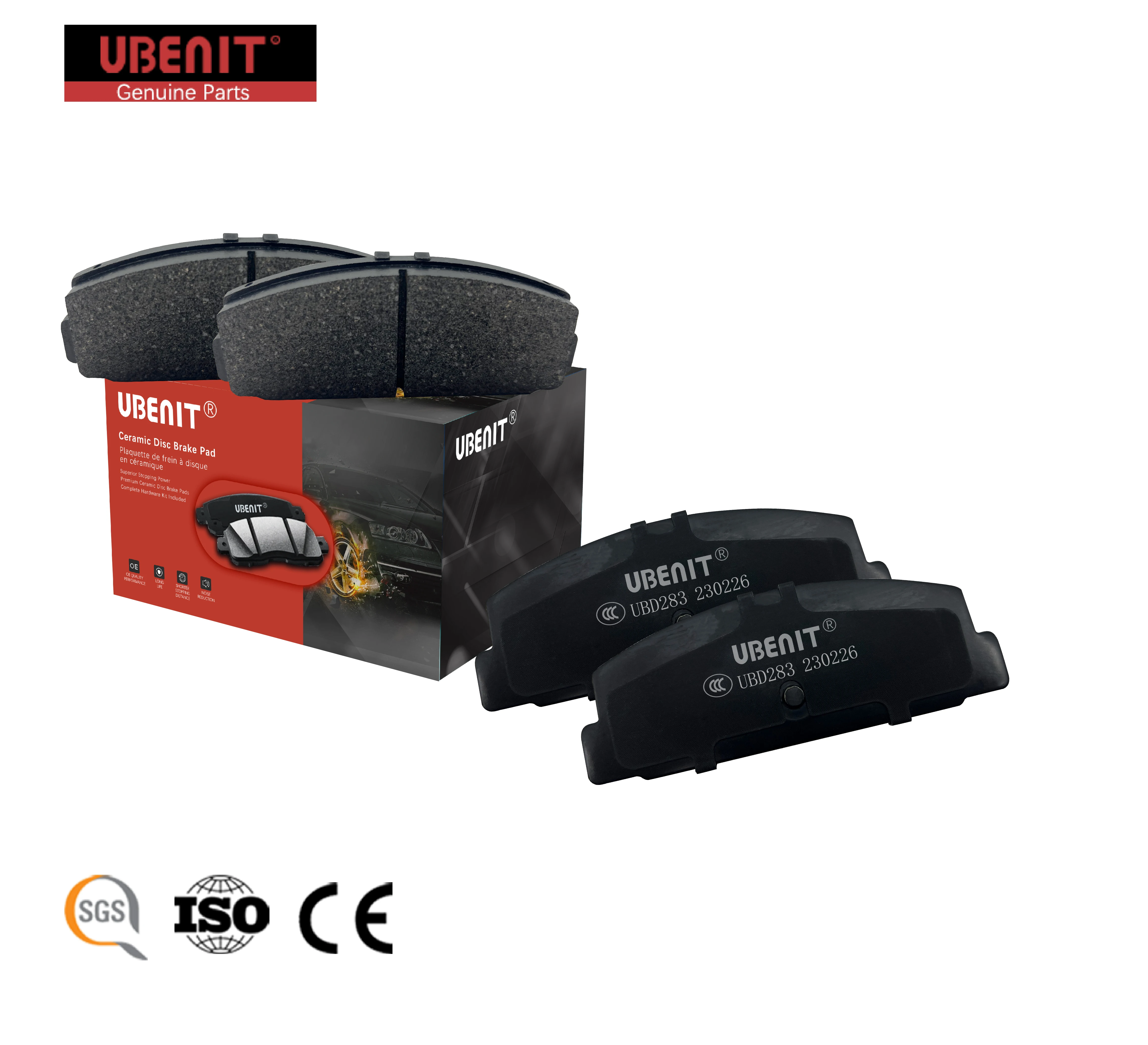 UBENIT High-Quality Quick Ceramic Rear Brake Pad suitable for Haima Fumeilai 2010-2015 1.6L Automotive Brake System PMIS D283
UBENIT High-Quality Quick Ceramic Rear Brake Pad suitable for Haima Fumeilai 2010-2015 1.6L Automotive Brake System PMIS D283