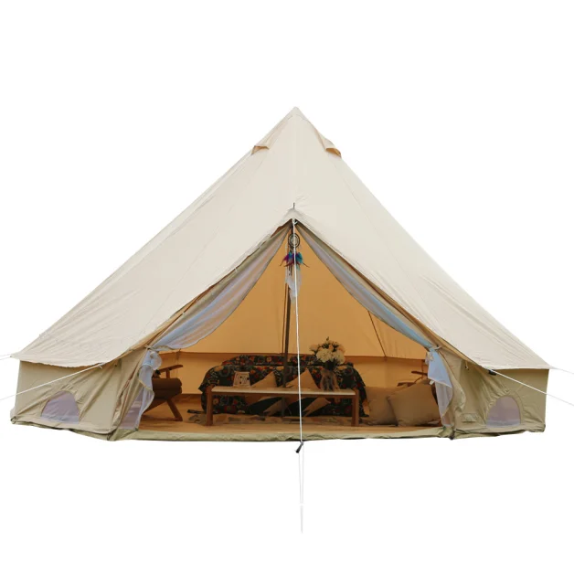 Waterproof Luxury Arabic Big Tent Outdoor Camping and Glamping Inflatable Mongolian Yurt Tent Cotton Canvas Bell Tent
Waterproof Luxury Arabic Big Tent Outdoor Camping and Glamping Inflatable Mongolian Yurt Tent Cotton Canvas Bell Tent