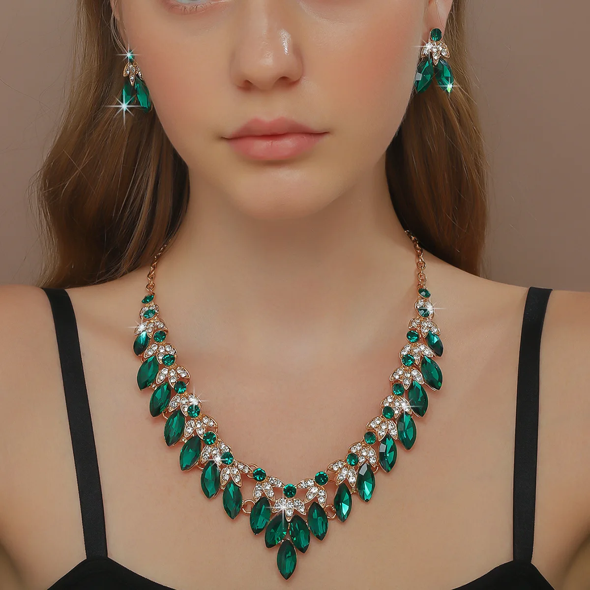 3 PCS Women's Metal Jewelry Set Adjustable Necklace Earrings Set Girls Day Jewelry Wedding Party Jewelry 5 Mallzona S58011338a84b426fa174b993f2f52c2dU 3 PCS Women's Metal Jewelry Set Adjustable Necklace Earrings Set Girls Day Jewelry Wedding Party Jewelry Mallzona