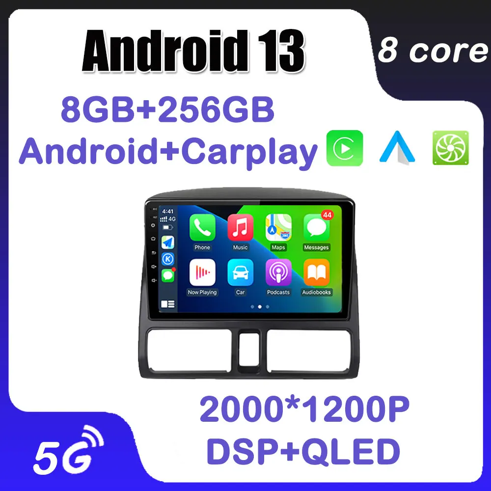 Android 13 Auto Wireless Carplay For Honda CR-V CRV 2 2001 - 2006 Car Radio Multimedia Video Player GPS Navigation Head Unit
Android 13 Auto Wireless Carplay For Honda CR-V CRV 2 2001 - 2006 Car Radio Multimedia Video Player GPS Navigation Head Unit