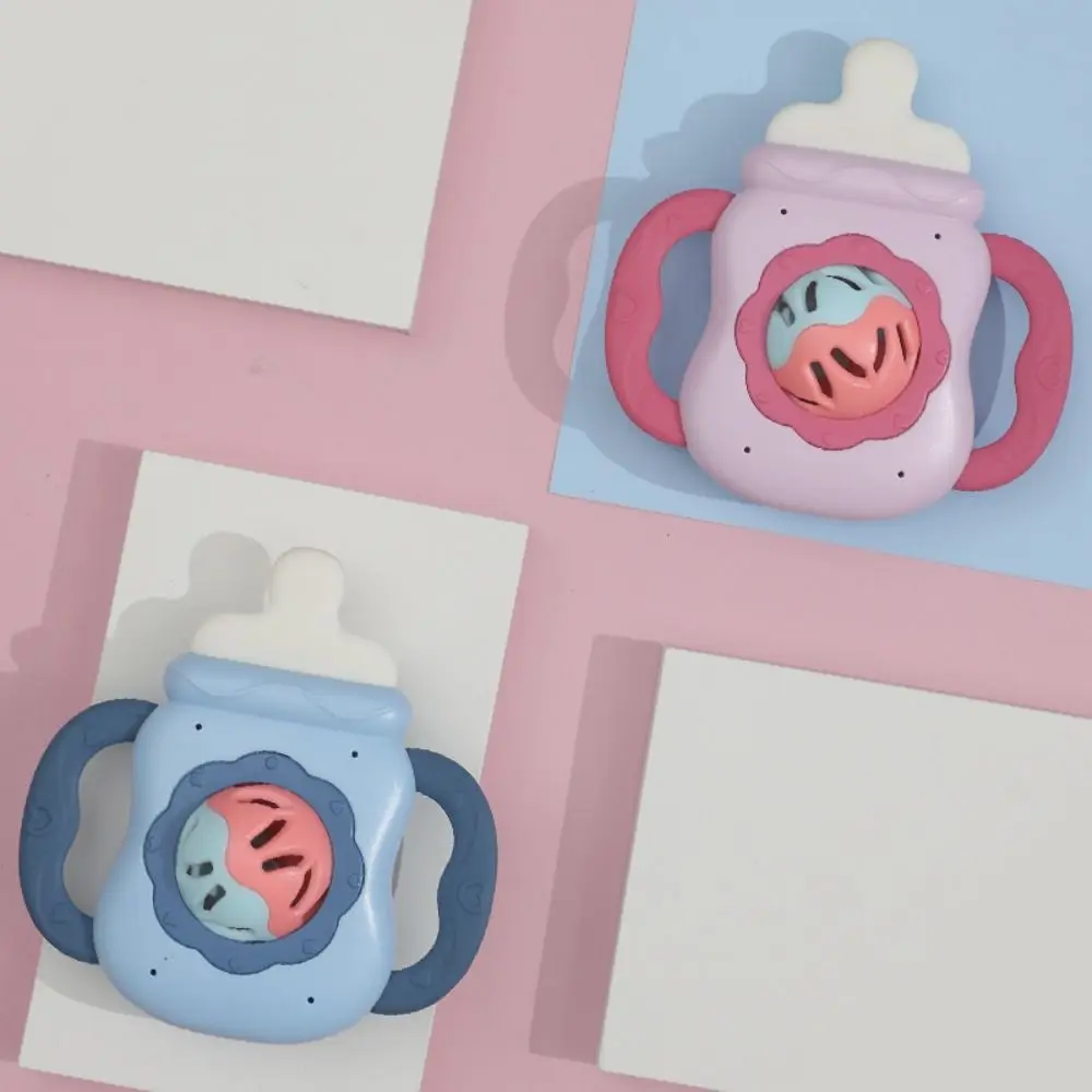 Food Grade Baby Bottle Rattle Toy Cute Bell Bottle Shape Teether Chew Toys Chewable Teether Infant/Toddlers
Food Grade Baby Bottle Rattle Toy Cute Bell Bottle Shape Teether Chew Toys Chewable Teether Infant/Toddlers