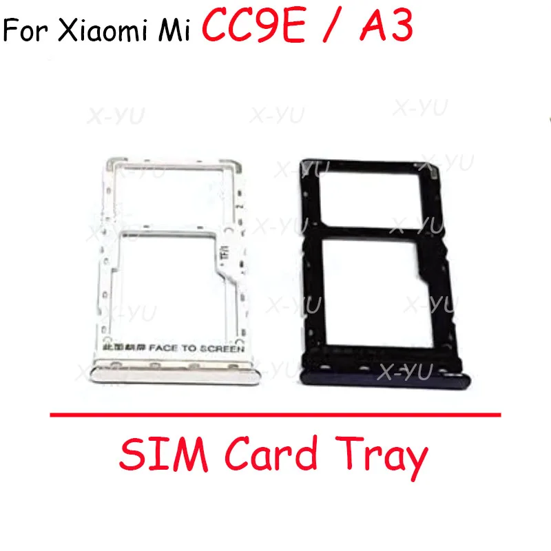 

For Xiaomi Mi A1 5X A2 6X A3 CC9E Mi5X MiA1 MiA2 Mi6X MiA3 Sim Card Slot Tray Holder Sim Card Reader Socket