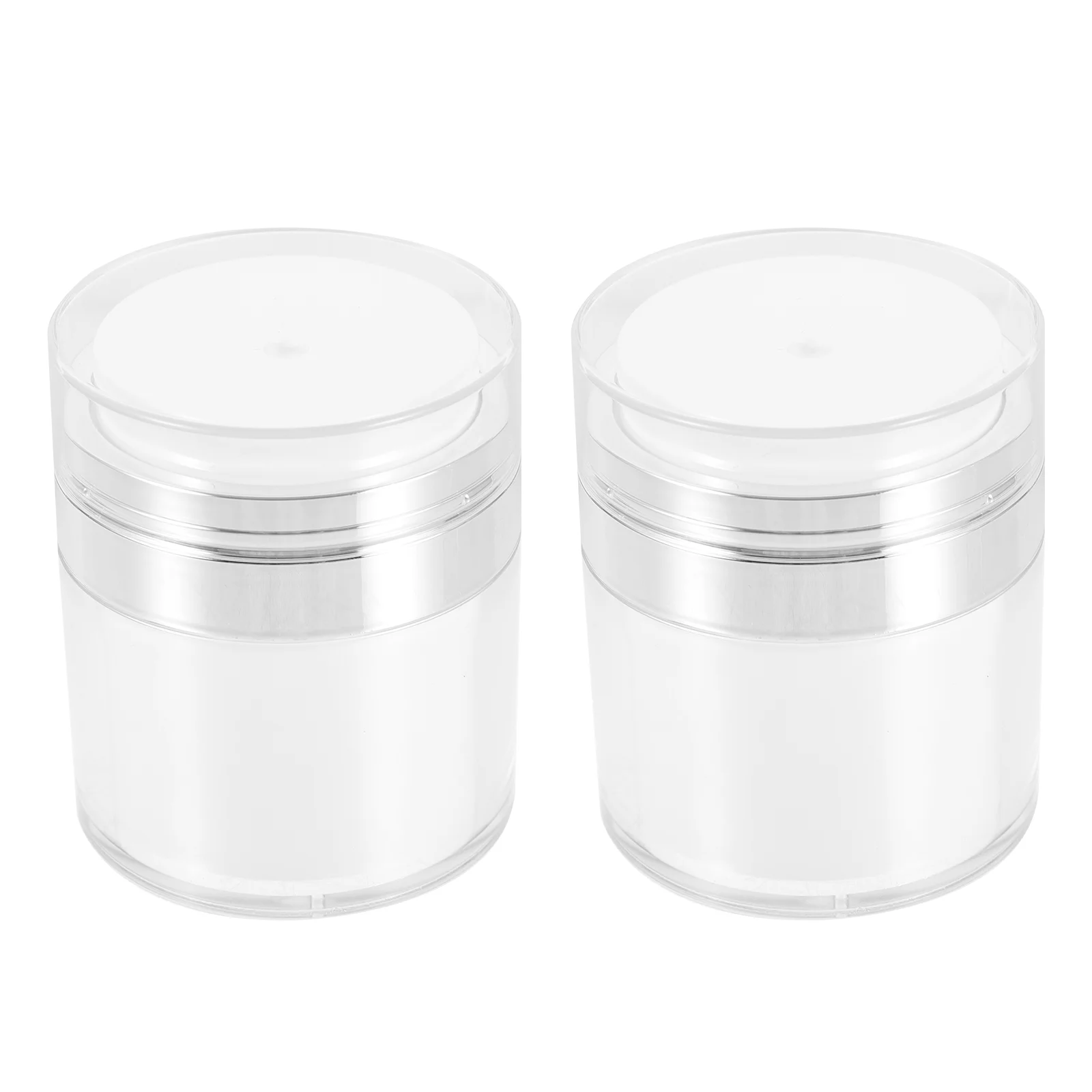2 Pcs Press Cream Jar Travel Pump Bottle Vacuum Container Airless Lotion Sub Sample
2 Pcs Press Cream Jar Travel Pump Bottle Vacuum Container Airless Lotion Sub Sample