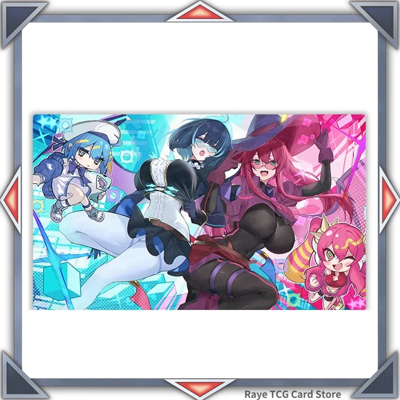 

Yugioh OCG Evil Twins Evil Twin Lil-la Evil Twin Ki-sikil Card Pad Paymat YGO Mat 60*35cm DIY in Stock