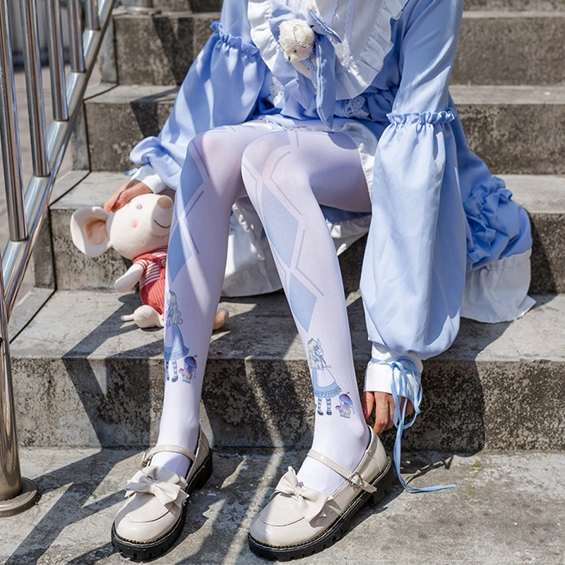 Printed Pantyhose Lolita Japanese Cartoon Cute Sister Velvet Pure Desire White Stockings Jk Sexy Girls Anime Leggings Ladies
Printed Pantyhose Lolita Japanese Cartoon Cute Sister Velvet Pure Desire White Stockings Jk Sexy Girls Anime Leggings Ladies