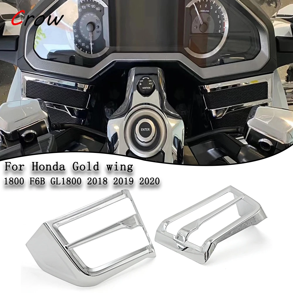 

Новая хромированная крышка радиатора для мотоцикла Honda Goldwing Gold Wing GL 1800 F6B GL1800 2018 2019 2020 2021 2022