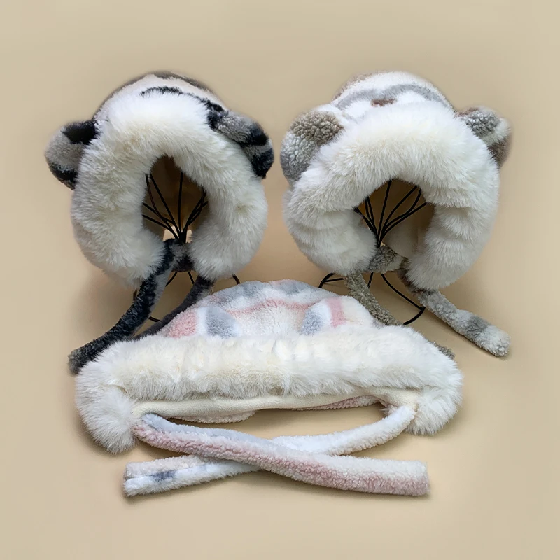 New Playful Little Bear Ears Strap Bandhnu Plush Hats Autumn and Winter Men Women Warm Korean Cycling Soft Thickened Versatile
New Playful Little Bear Ears Strap Bandhnu Plush Hats Autumn and Winter Men Women Warm Korean Cycling Soft Thickened Versatile