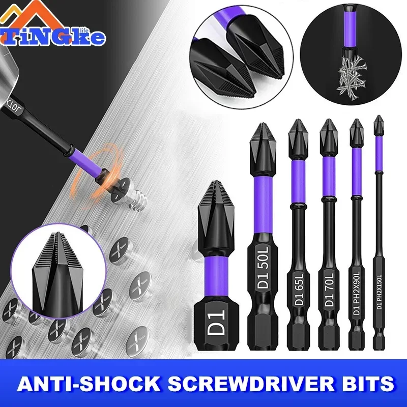 Anti-shock Strong Magnetic Screwdriver Bits D1 High Hardness Batch Head Non-slip Impact Driver Bit Sets for Power Drilling Tools
Anti-shock Strong Magnetic Screwdriver Bits D1 High Hardness Batch Head Non-slip Impact Driver Bit Sets for Power Drilling Tools