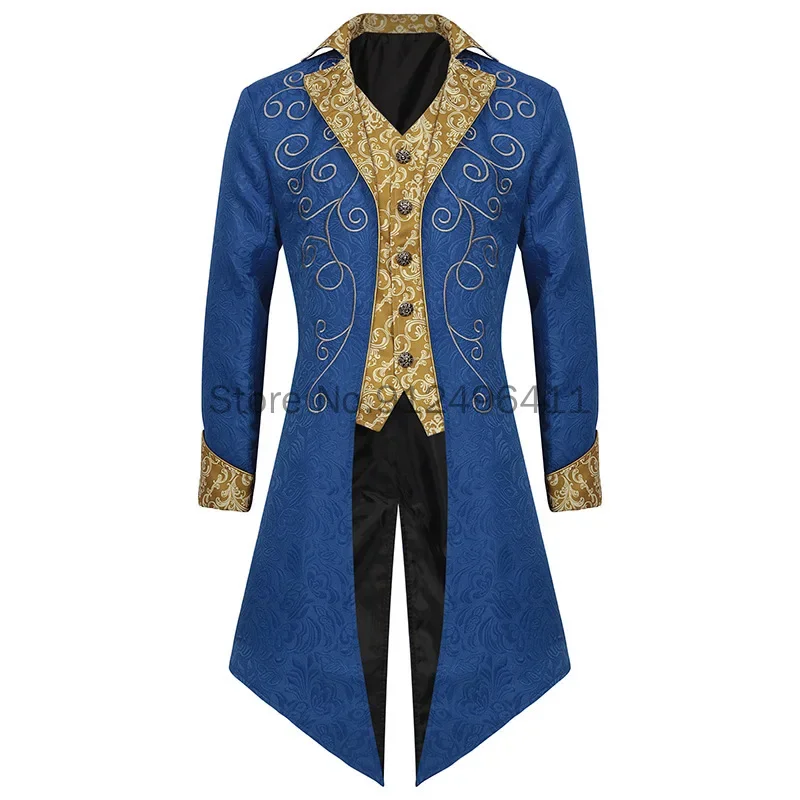 Adult Men Medieval Gothic Coat Punk Tuxedo Halloween Cosplay Costume Tailcoat Gothic Steampunk Trench Frock Outfit Overcoat
Adult Men Medieval Gothic Coat Punk Tuxedo Halloween Cosplay Costume Tailcoat Gothic Steampunk Trench Frock Outfit Overcoat