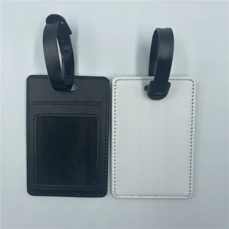 

sublimation blank tags with pocket heat transfer printing materials 20pcs/lot