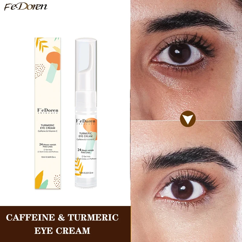 Turmeric Anti Dark Circles Fat granules Eye Cream Fades Fine Lines Wrinkle Remove Female Eye Bags VC Anti Aging Firmness skin
Turmeric Anti Dark Circles Fat granules Eye Cream Fades Fine Lines Wrinkle Remove Female Eye Bags VC Anti Aging Firmness skin
