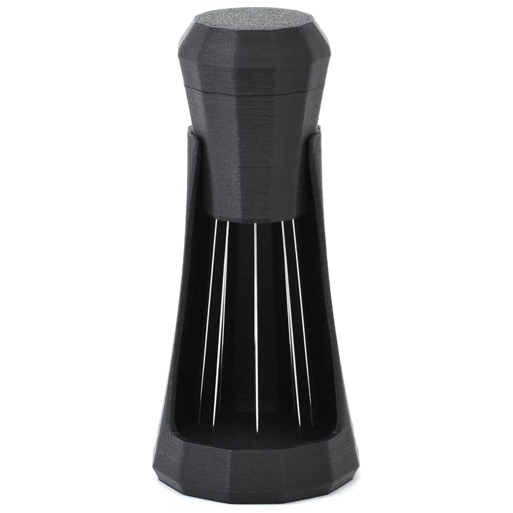 Espresso Coffee Stirrer WDT Tool and Self-Aligning Stand Coffee Stirring Tool Black
Espresso Coffee Stirrer WDT Tool and Self-Aligning Stand Coffee Stirring Tool Black