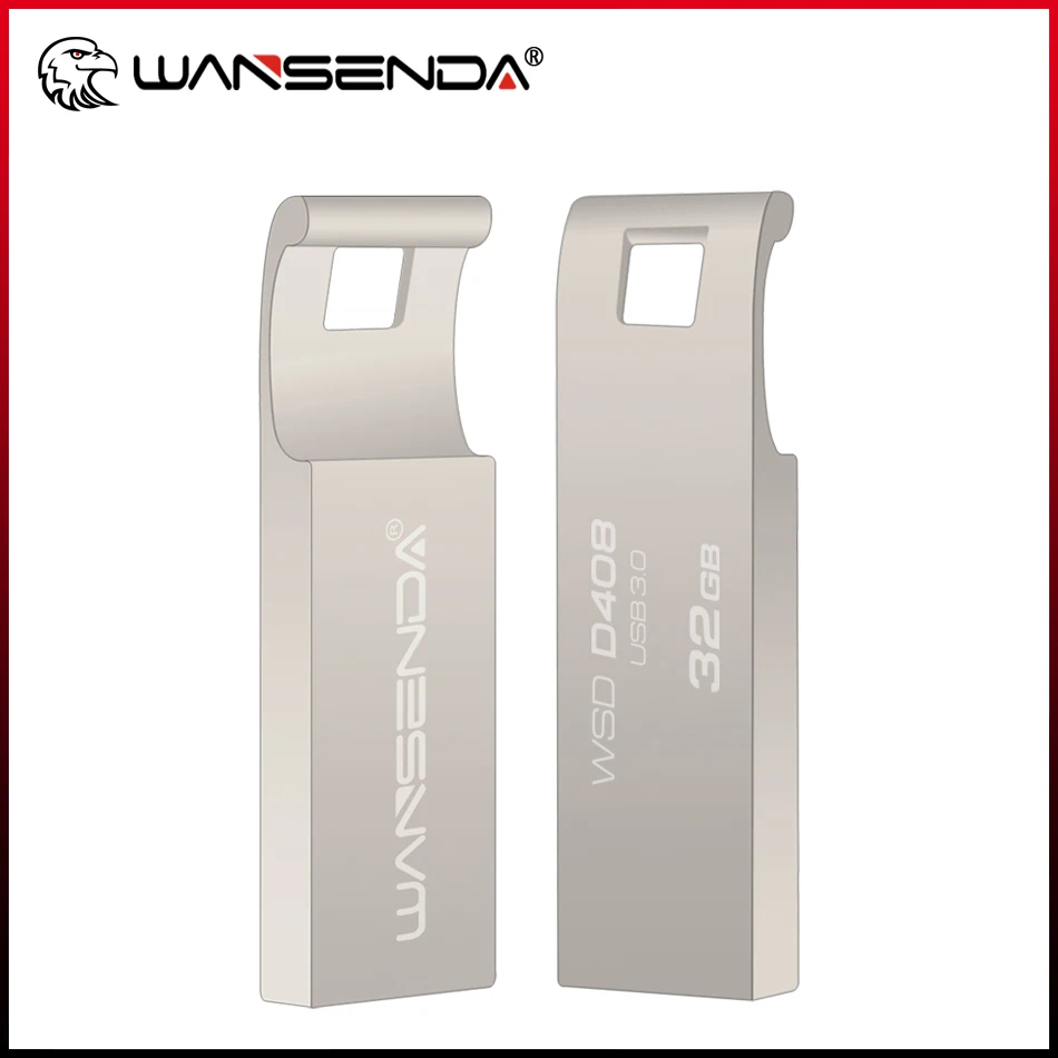 

WANSENDA USB Flash Drive Key Chain USB 3.0 Pen Drive 8GB 16GB 32GB 64GB 128GB Pendrive USB 3.0 Flash Memory Stick