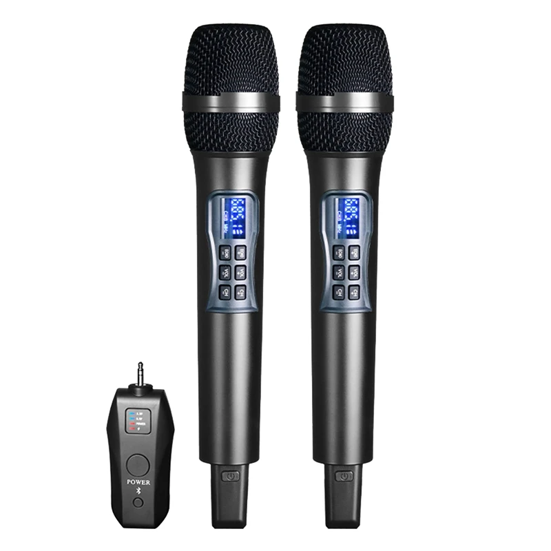 Wireless Microphone Receiver Performance Professional Home Reverberation Handheld Karaoke Microphone
Wireless Microphone Receiver Performance Professional Home Reverberation Handheld Karaoke Microphone