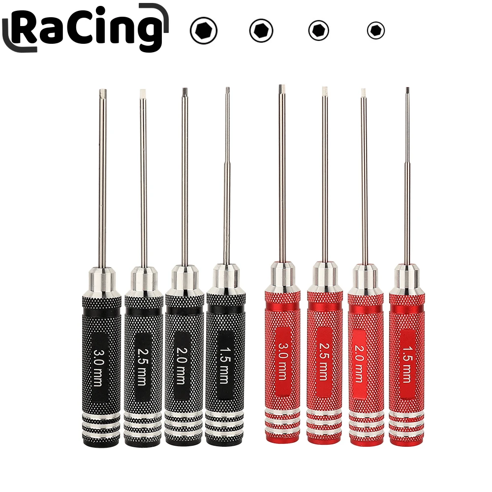 4pcs 1.5/ 2.0/ 2.5/ 3.0mm White Steel Hex Screwdriver Set for RC Helicopter Airplane Car Drone Aircraft Model Hexagon Tool Kit
4pcs 1.5/ 2.0/ 2.5/ 3.0mm White Steel Hex Screwdriver Set for RC Helicopter Airplane Car Drone Aircraft Model Hexagon Tool Kit