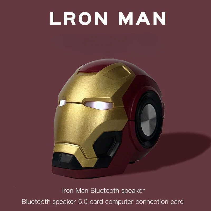 Marvel Iron Man animation peripheral creative cartoon wireless Bluetooth audio creative personality mini subwoofer small speaker
Marvel Iron Man animation peripheral creative cartoon wireless Bluetooth audio creative personality mini subwoofer small speaker