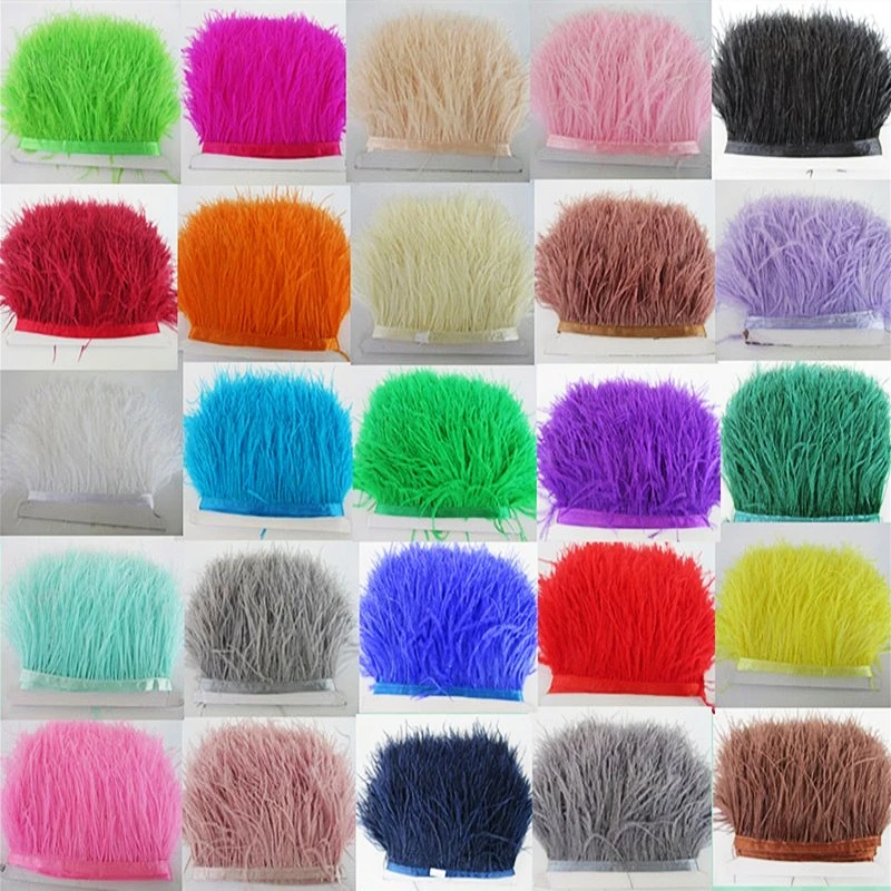 Wholesale 10Yard Natural White Ostrich Feather Ribbon Length 8-10cm Feather Trim Fringe DIY Costumes Sewing Clothing Accessories
Wholesale 10Yard Natural White Ostrich Feather Ribbon Length 8-10cm Feather Trim Fringe DIY Costumes Sewing Clothing Accessories