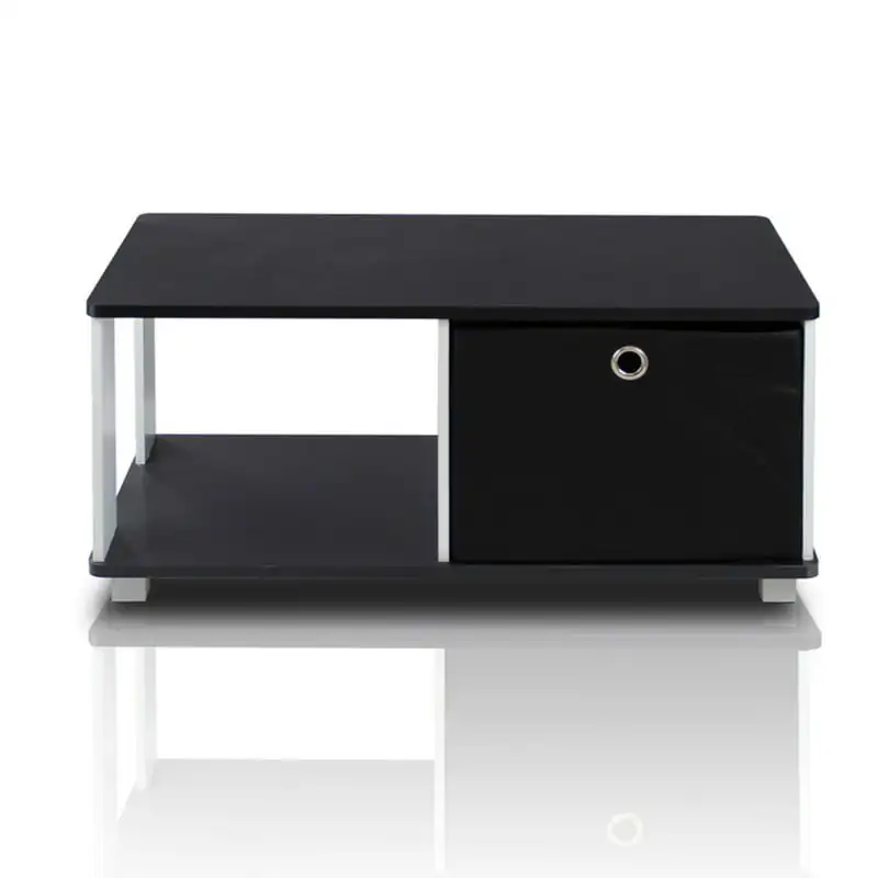 

Кофейный столик с ящиком, черный офисный стол с полкой, компьютерная стойка, белый офисный стол l-образной формы с ящиками, Настольный Органайзер