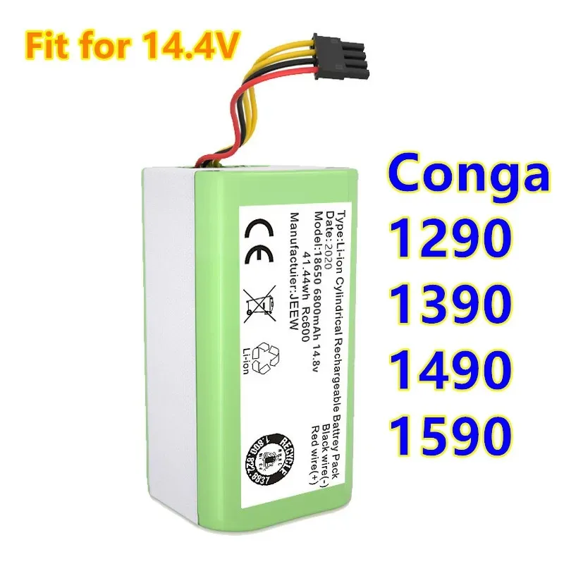 2023 neue 14,4 v 6800mAh Li-Ion Akku für Cecotec Conga 1290 1390 1490 1590 Staubsauger Genio deluxe 370 gutrend echo 520
2023 neue 14,4 v 6800mAh Li-Ion Akku für Cecotec Conga 1290 1390 1490 1590 Staubsauger Genio deluxe 370 gutrend echo 520