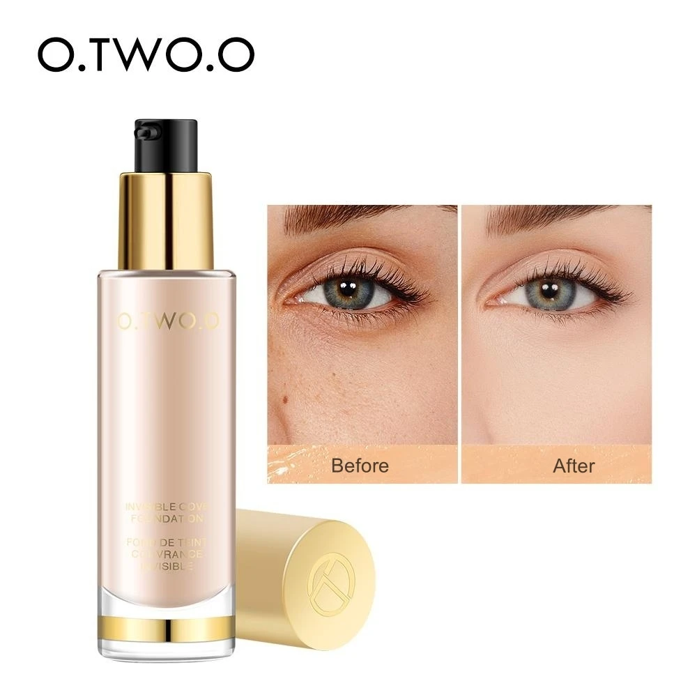 O.TWO.O Liquid Foundation Smooth Invisible Pores Conceal Flawless Makeup Base 8 Colors Waterproof Face Cosmetics 30ml
O.TWO.O Liquid Foundation Smooth Invisible Pores Conceal Flawless Makeup Base 8 Colors Waterproof Face Cosmetics 30ml