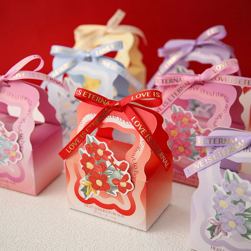 Cute Flower Handheld Candy Bag Dot Candy Gift Box Baby Gift Party Wedding Creative Gift Box Chocolate Paper Packaging Supplies
Cute Flower Handheld Candy Bag Dot Candy Gift Box Baby Gift Party Wedding Creative Gift Box Chocolate Paper Packaging Supplies