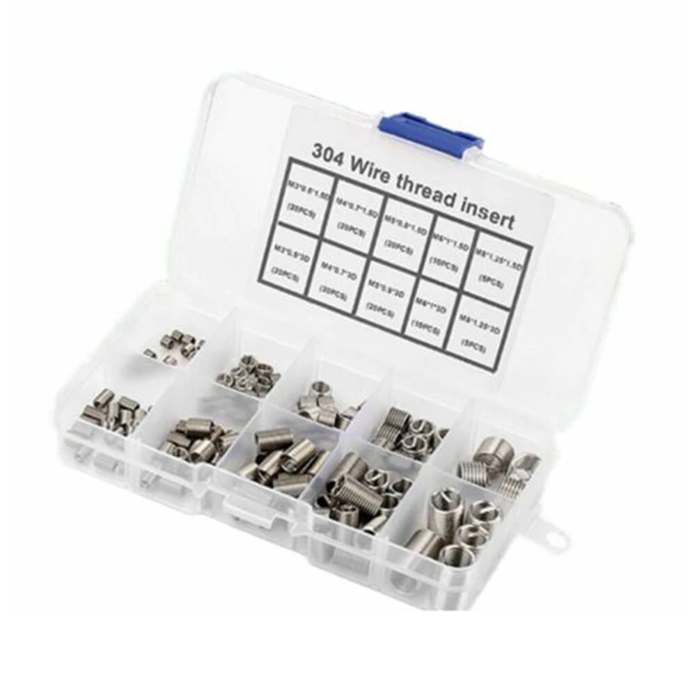 Helicoil Threaded Inserts Kits Repair Insert 150Pcs Direct Replacement High Quality 150 Pcs 304 Stainless Steel
Helicoil Threaded Inserts Kits Repair Insert 150Pcs Direct Replacement High Quality 150 Pcs 304 Stainless Steel