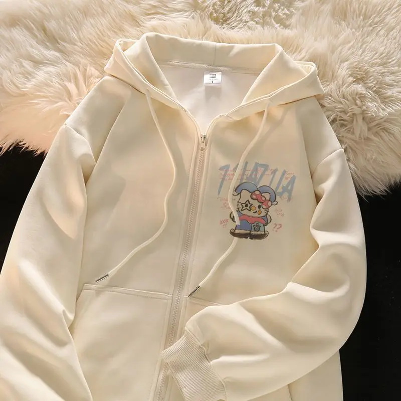 Sanrio Hello Kitty Kawaii Anime Outer Garment Creative Cute Cartoon New Printed Cardigan Hooded Hoodie Women Jacket Girl Gift
Sanrio Hello Kitty Kawaii Anime Outer Garment Creative Cute Cartoon New Printed Cardigan Hooded Hoodie Women Jacket Girl Gift