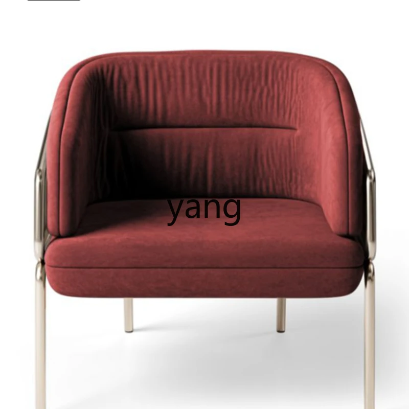 

CX Modern Entry Lux Style Metal Fabric Leisure Home Living Room Creative Strange Shape Model Room Conference Chair
