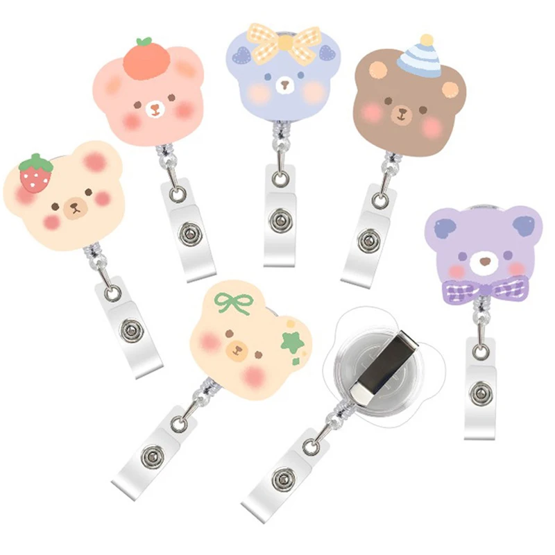 Retractable Card Holder Accessories 360 Rotating Reel Keychain Office Supplies Nurse Badge Holder Name Badge Clip Name Holder
Retractable Card Holder Accessories 360 Rotating Reel Keychain Office Supplies Nurse Badge Holder Name Badge Clip Name Holder