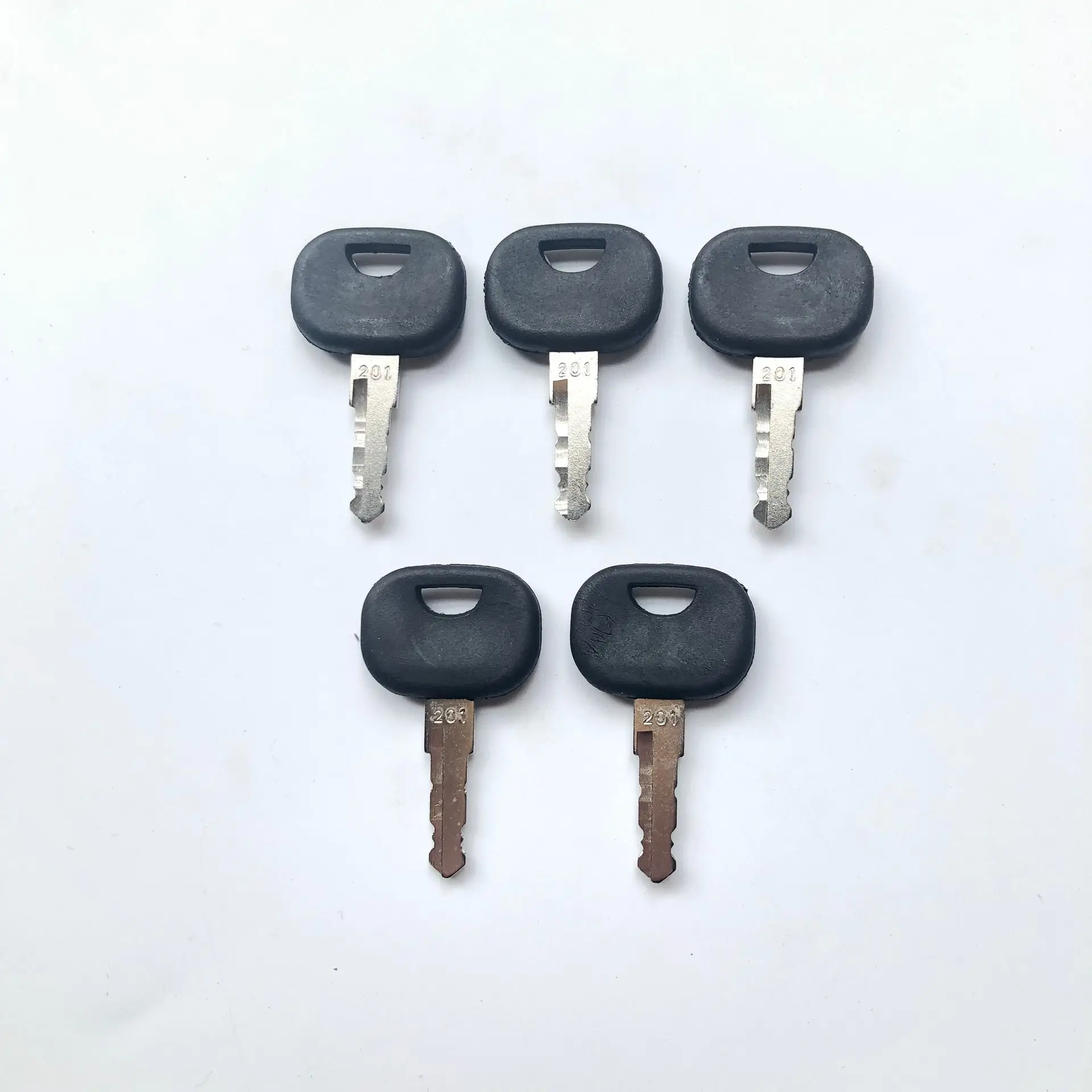 

5PCS 201 Key 3643912 For Takeuchi TW65 and TW80 Wheel Loader