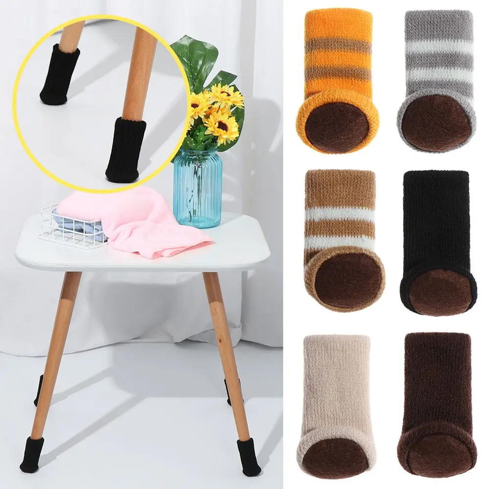 Non-Slip Noise Reduction Knitted Table Legs Socks Chair Foot Cover Floor Protection Pads Furniture Protectors Covers
Non-Slip Noise Reduction Knitted Table Legs Socks Chair Foot Cover Floor Protection Pads Furniture Protectors Covers