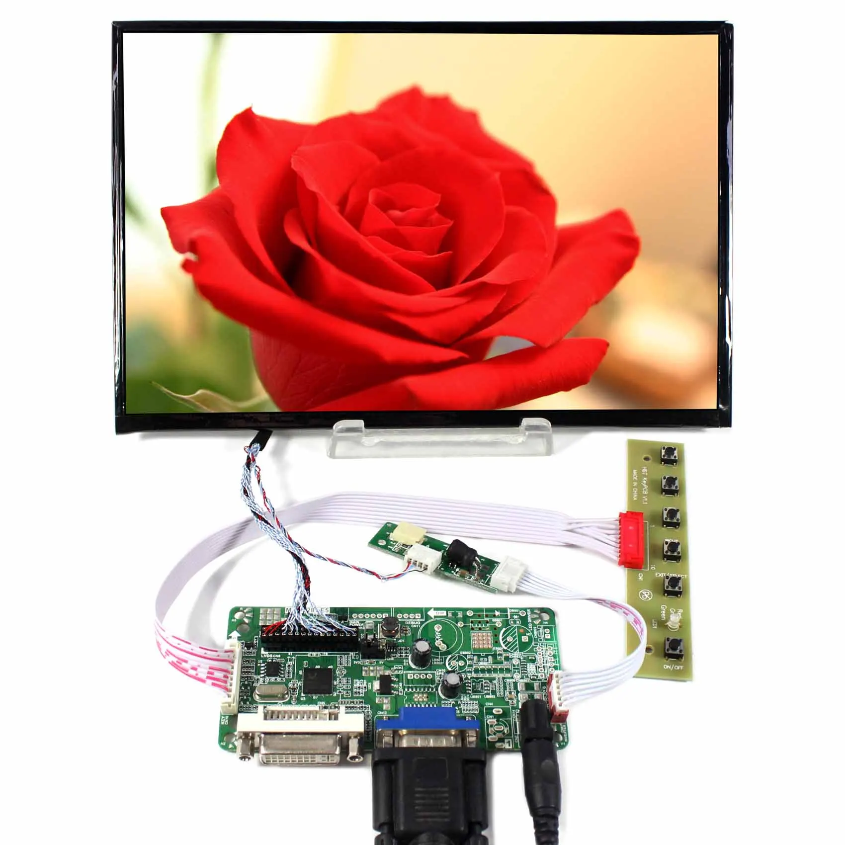 Плата контроллера ЖК-дисплея DVI VGA RT2281 10,1 in B101UAN02.1 1920x200 AHVA ЖК-панель
Плата контроллера ЖК-дисплея DVI VGA RT2281 10,1 in B101UAN02.1 1920x200 AHVA ЖК-панель