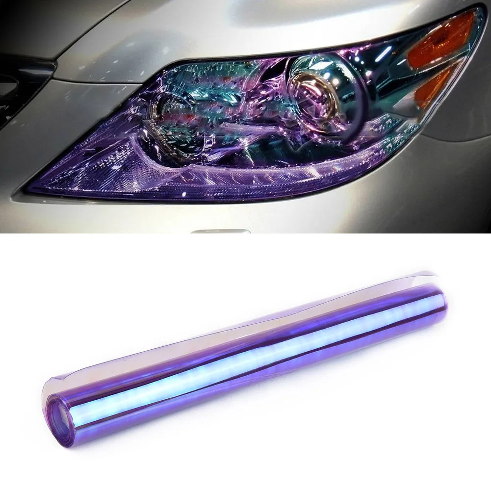 Chameleon Vinyl Film Sticker For Car Lights - Brand New, High Quality, Symphony Purple, 60cm X 30cm, Waterproof
Chameleon Vinyl Film Sticker For Car Lights - Brand New, High Quality, Symphony Purple, 60cm X 30cm, Waterproof