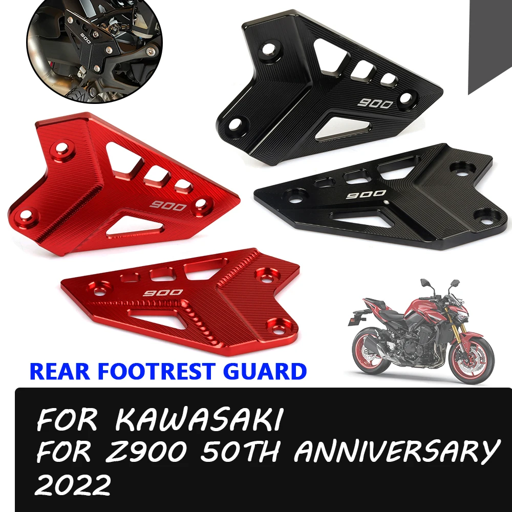 Motorcycle Rear Heel Plates Guard FootPeg Footrest Protector Set Cover Cap For KAWASAKI Z-900 Z900 50th Anniversary 2022 Parts
Motorcycle Rear Heel Plates Guard FootPeg Footrest Protector Set Cover Cap For KAWASAKI Z-900 Z900 50th Anniversary 2022 Parts