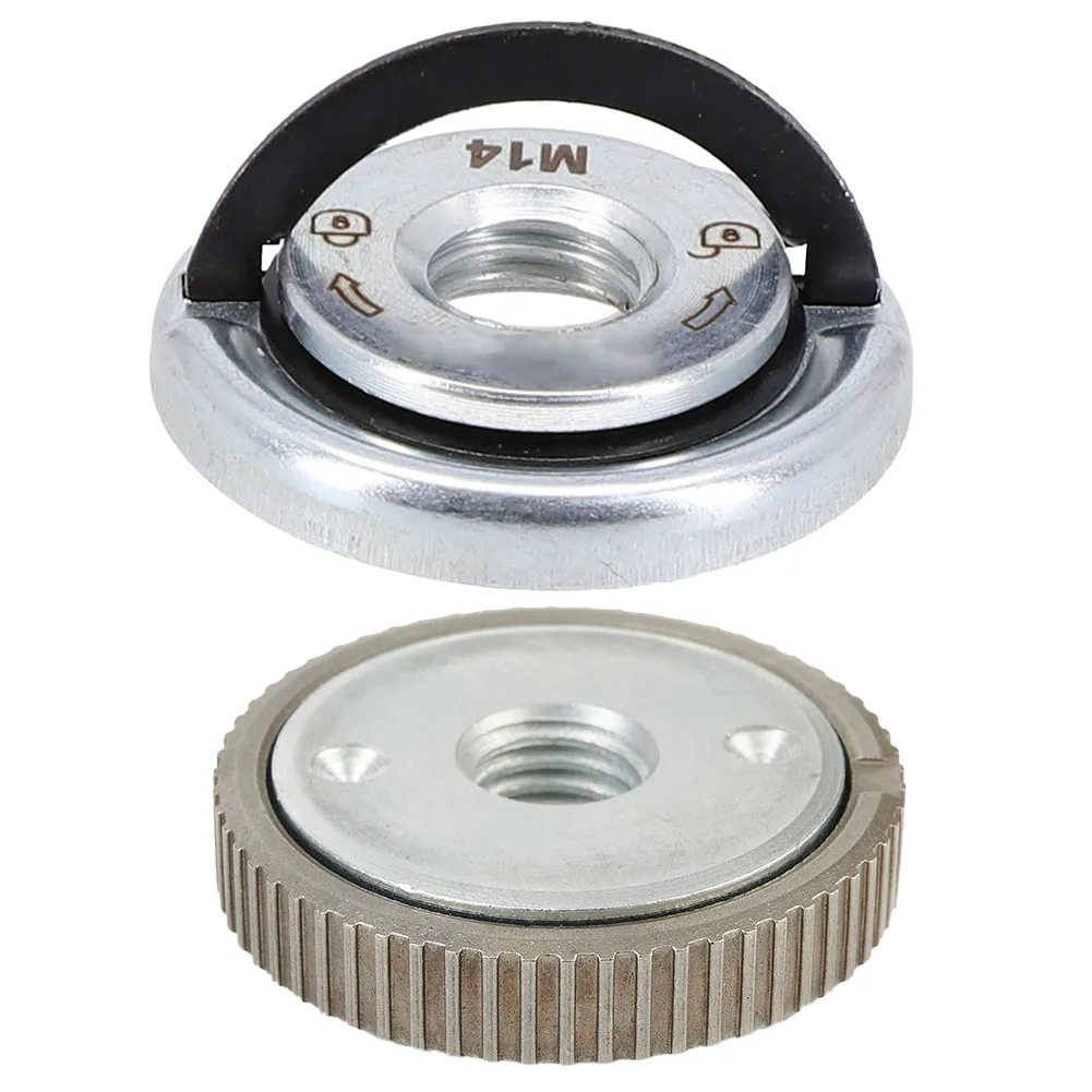 2pcs Angle Grinder M14 Thread Inner Outer Flange Nut Quick Release Locking Nut Angle Grinder Pressure Plate Power Tool Part
2pcs Angle Grinder M14 Thread Inner Outer Flange Nut Quick Release Locking Nut Angle Grinder Pressure Plate Power Tool Part