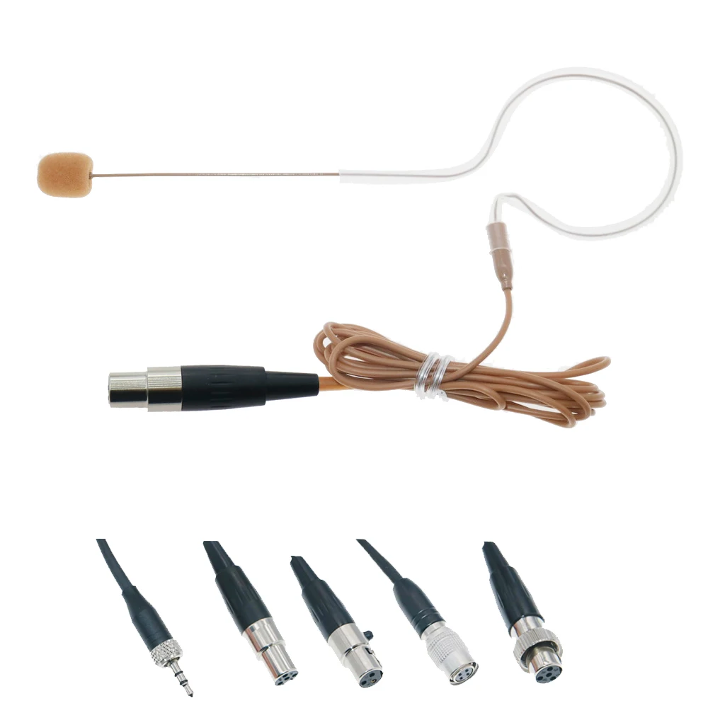 Tan Color MX153 Hanging Earset Headset Microphone For Shure Sennheiser EW G3 G4 4Pin AKG Samson 3Pin Limited Edition Tan Color MX153 Hanging Earset Headset Microphone For Shure Sennheiser EW G3 G4 4Pin AKG Samson 3Pin Limited Edition
