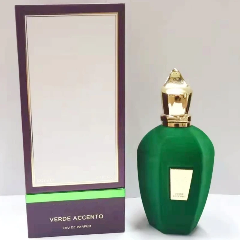 

Top Quality Natural Spray 100ml Verde Accento EDP Long Lasting Smell Party Gift Luxury Date Gifts Spray for Men Women Smell