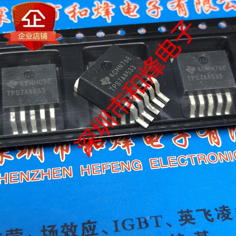5 шт.-10 шт. TPS7A4533 TPS7A4533KTTR TO-263-5 3,3 В А, новый и оригинальный на складе
5 шт.-10 шт. TPS7A4533 TPS7A4533KTTR TO-263-5 3,3 В А, новый и оригинальный на складе